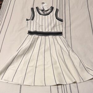 Milly Minis Elegant Black and White Kids Dress
